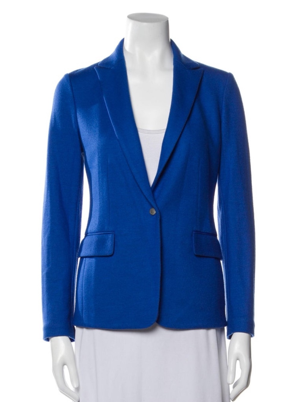 The Kooples Cobalt Blue Wool Blazer Size 34 XS